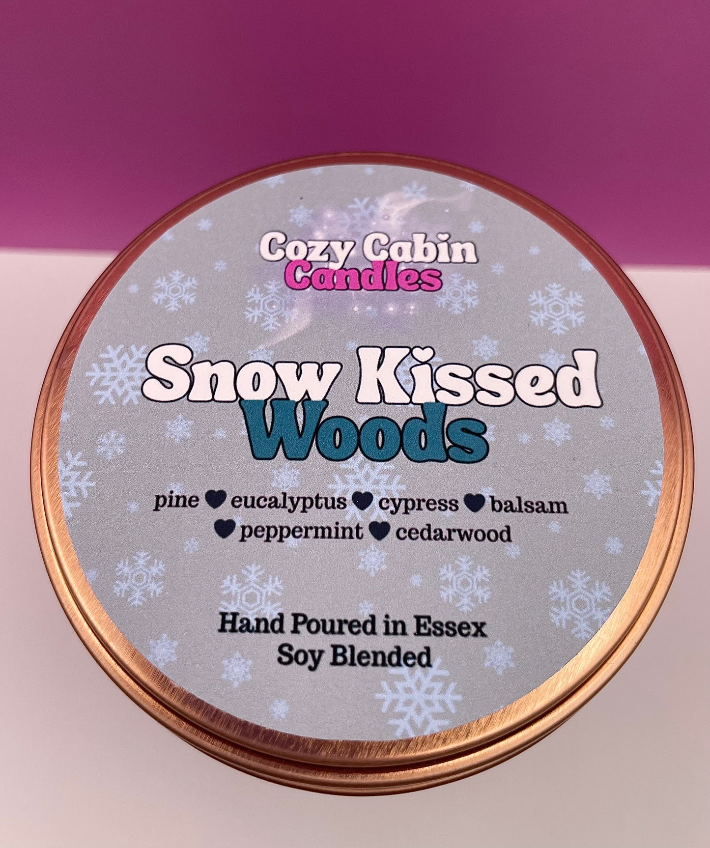 Snow Kissed Woods Scented Candle