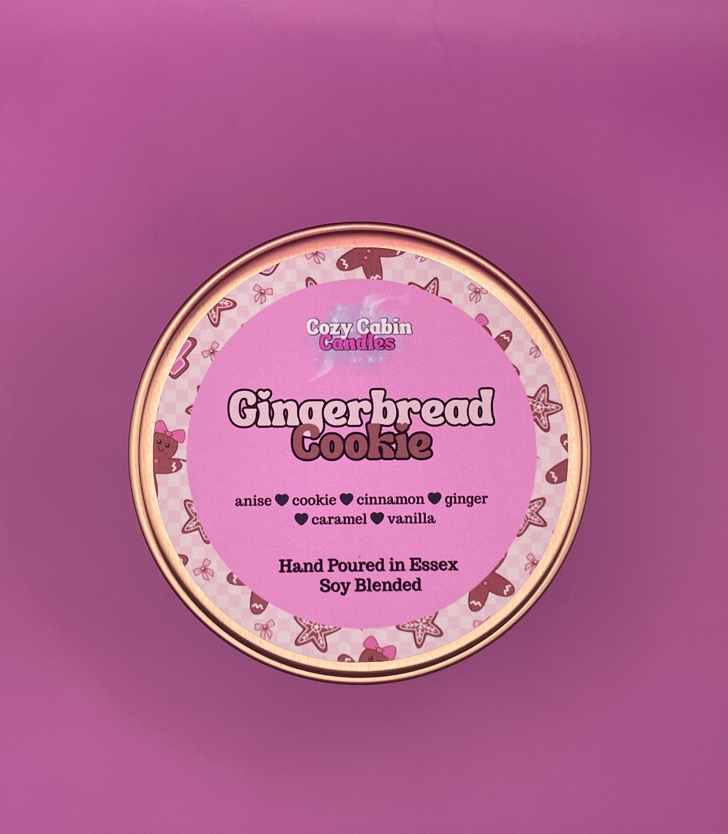 Gingerbread Cookie Scented Candle