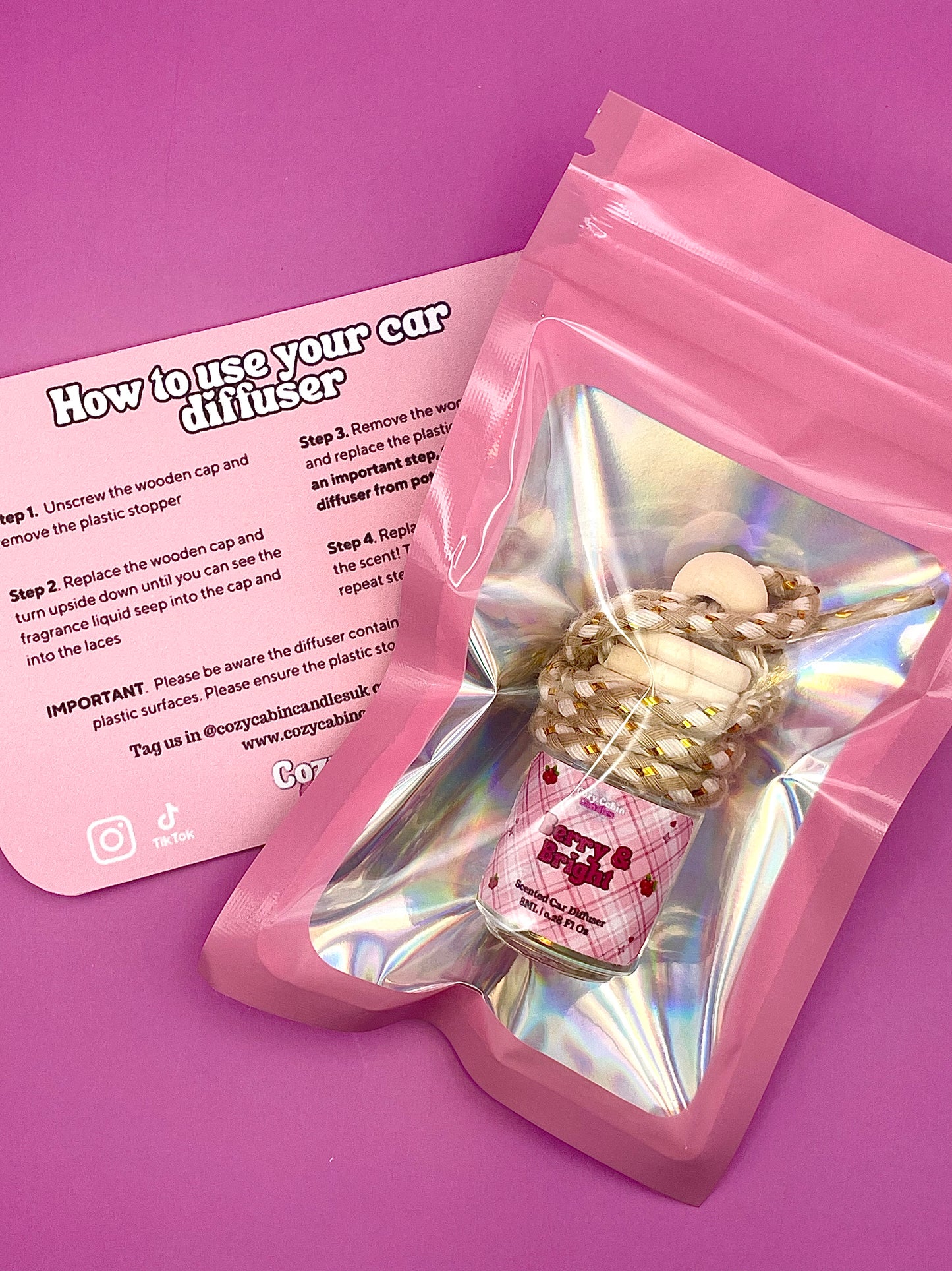 Too Blessed to be Stressed Essential Oil Car Diffuser