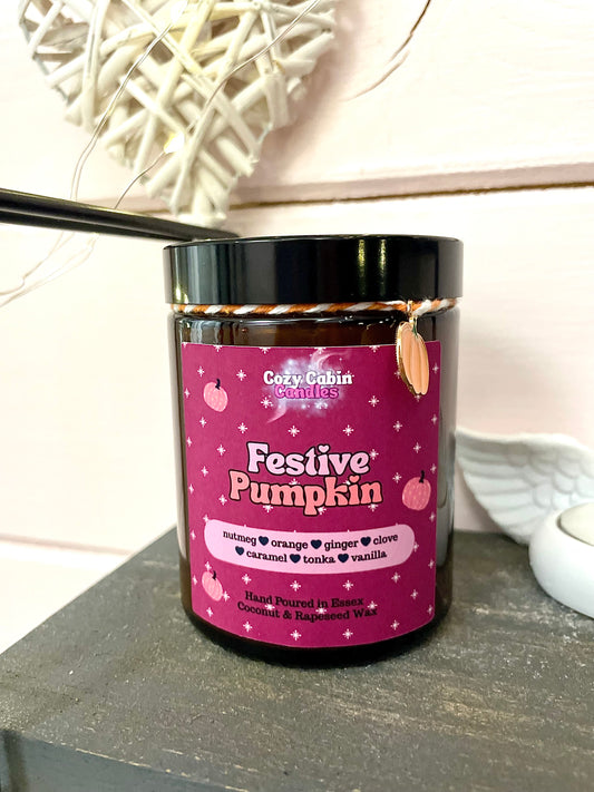 Last Few Left! Festive Pumpkin Jar Candle