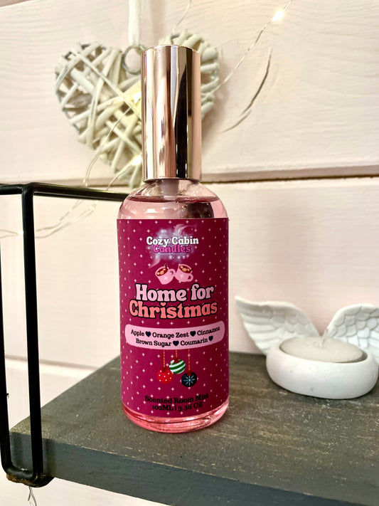 Home for Christmas Room Mist - Christmas Limited Edition Pink Bottle