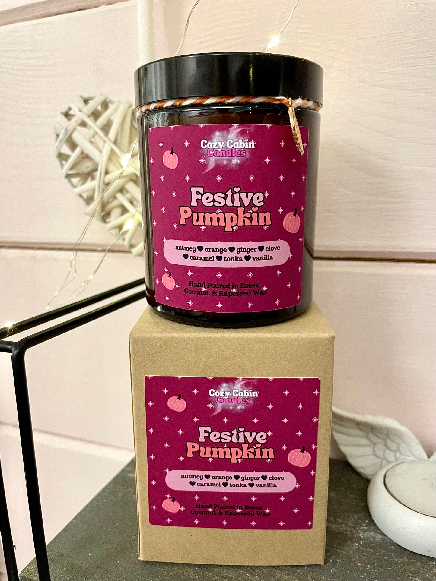 Last Few Left! Festive Pumpkin Jar Candle