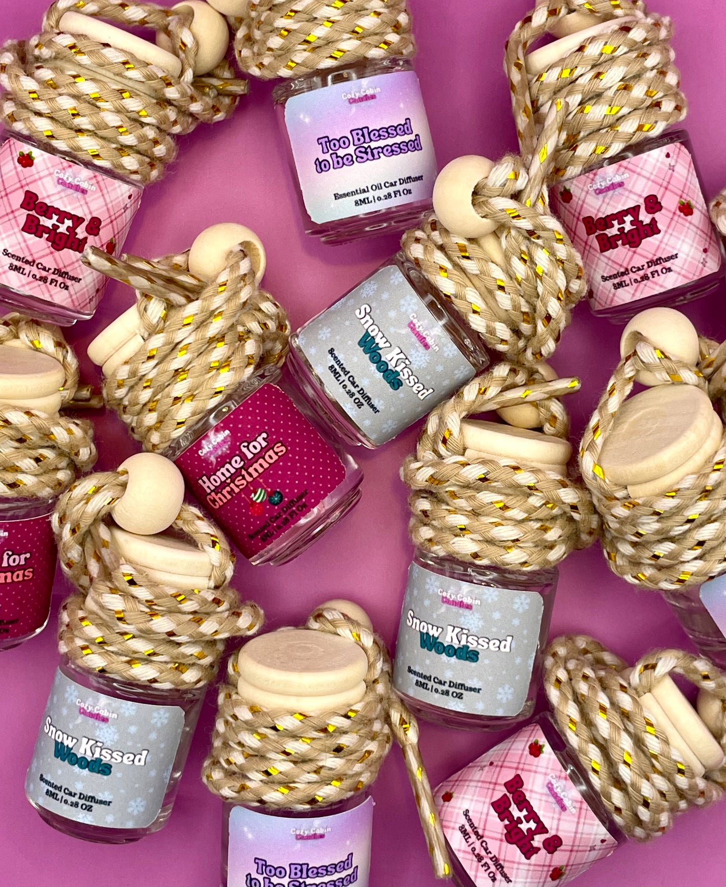 Too Blessed to be Stressed Essential Oil Car Diffuser