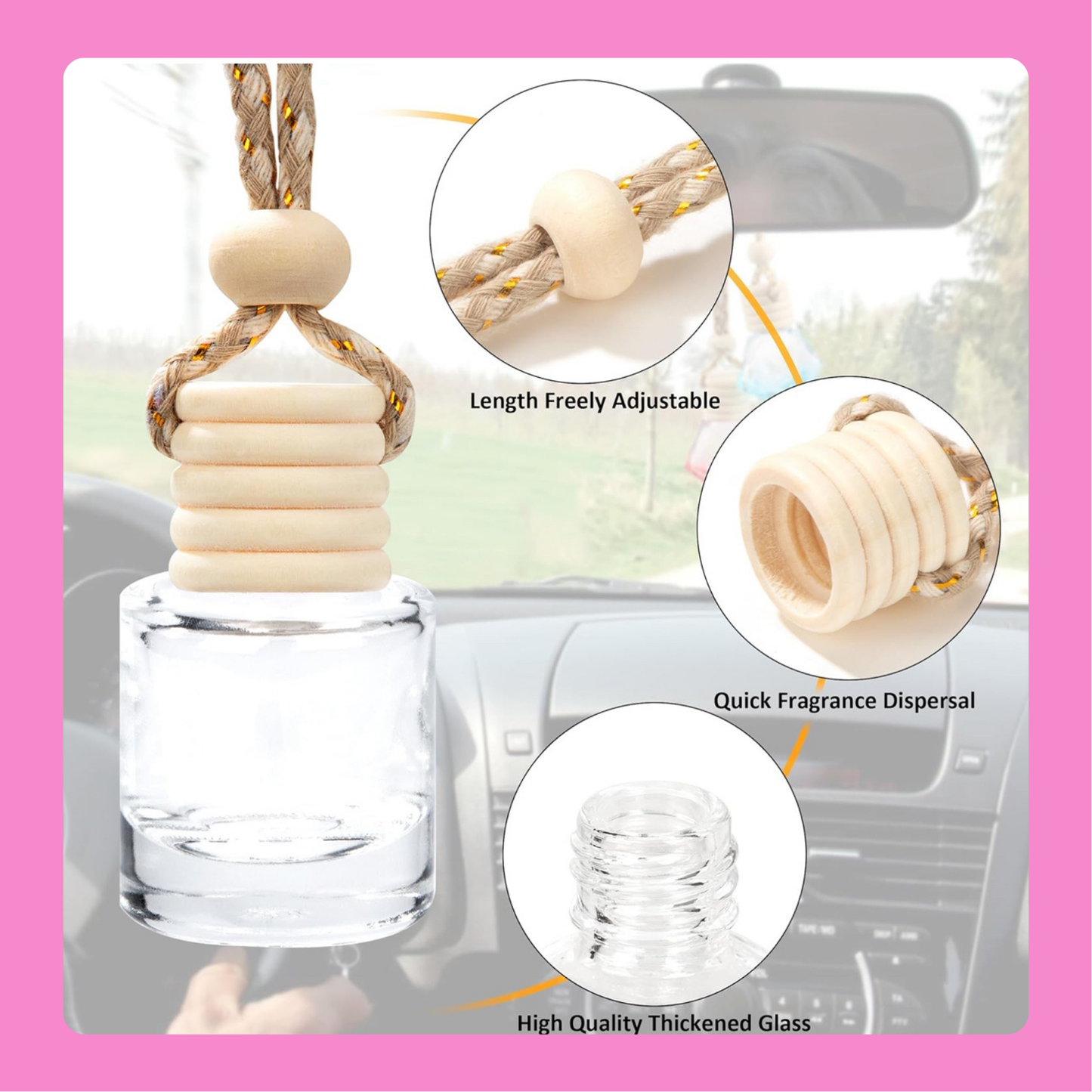 Too Blessed to be Stressed Essential Oil Car Diffuser